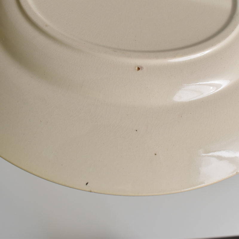 Vintage Round Platter, Digoin & Sarreguemines Houx