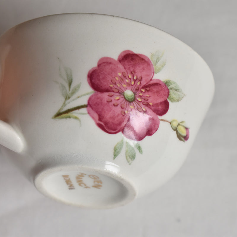 Vintage Gien Rosine B Cup