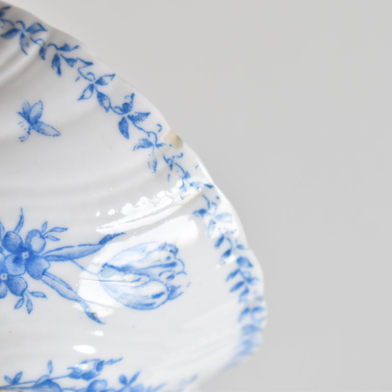 Antique cup, Sarreguemines, Perles Fleurs Bleues B