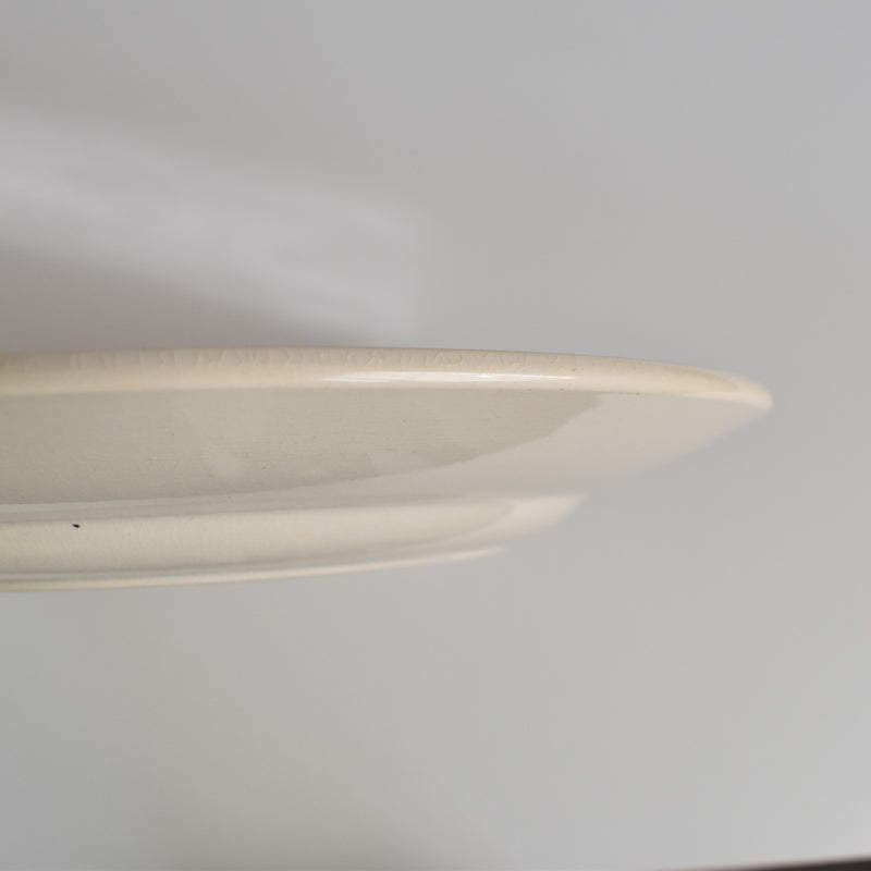 Vintage Round Platter, Digoin & Sarreguemines Houx