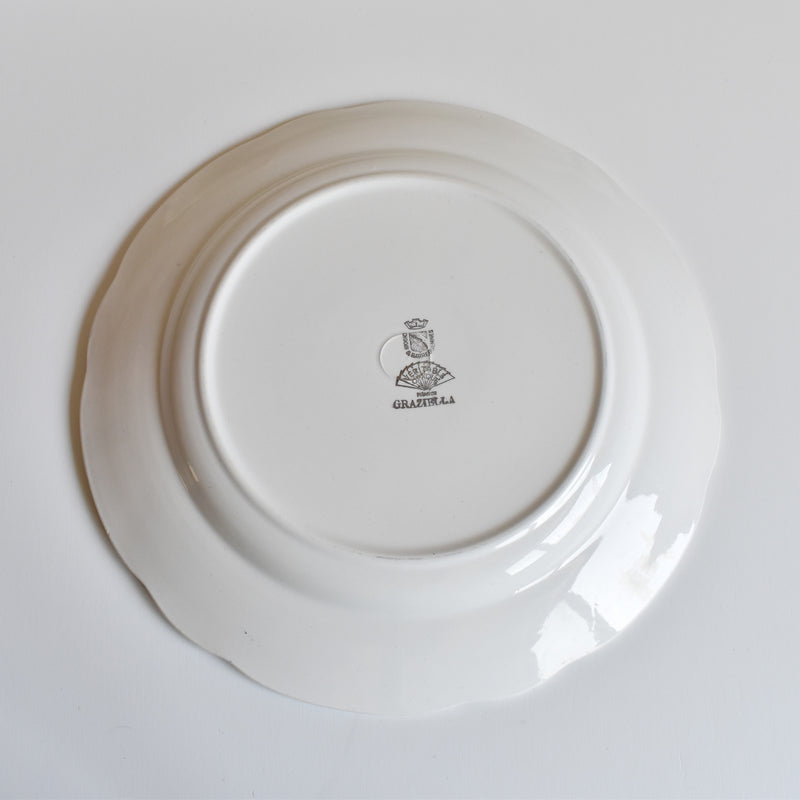 Vintage Plate Digoin & Sarreguemines Graziella A