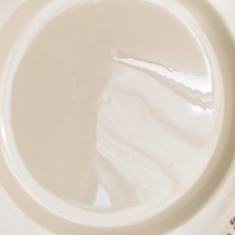 Vintage Round Platter, Digoin & Sarreguemines Houx