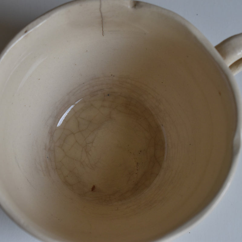 Vintage Teacup & Saucer, Floral Rim F