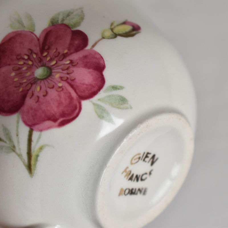 Vintage Gien Rosine B Cup