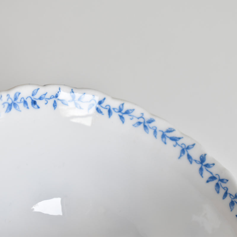 Antique cup, Sarreguemines, Perles Fleurs Bleues B
