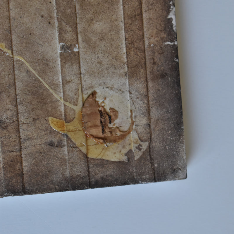 Antique Tile: Longwy Dentelle B