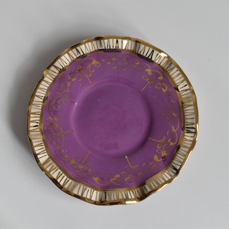 ア.ドラサンヴァル A.Dressinval コーヒーカップ＆ソーサー Purple A