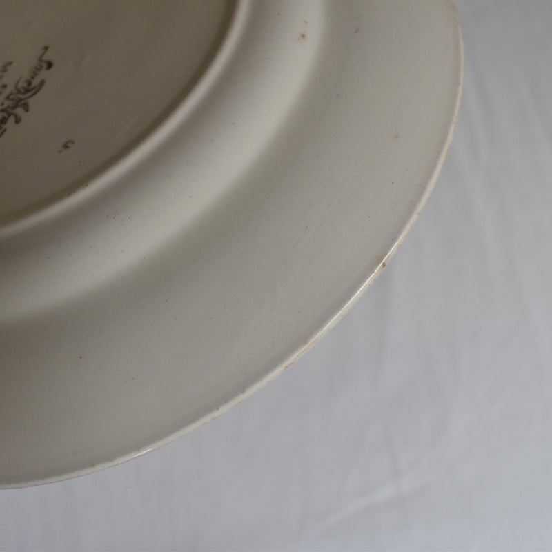 Vintage Dessert Plate Sarreguemines Messidor F