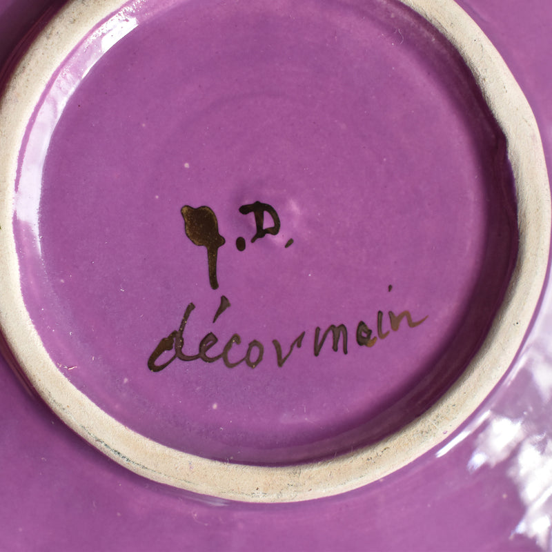 ア.ドラサンヴァル A.Dressinval コーヒーカップ＆ソーサー Purple A