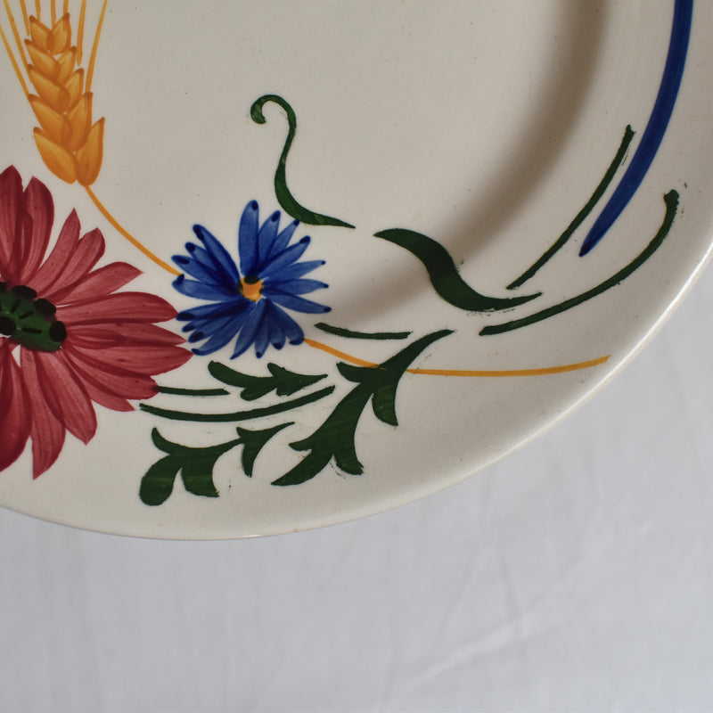Vintage Dessert Plate Sarreguemines Messidor F