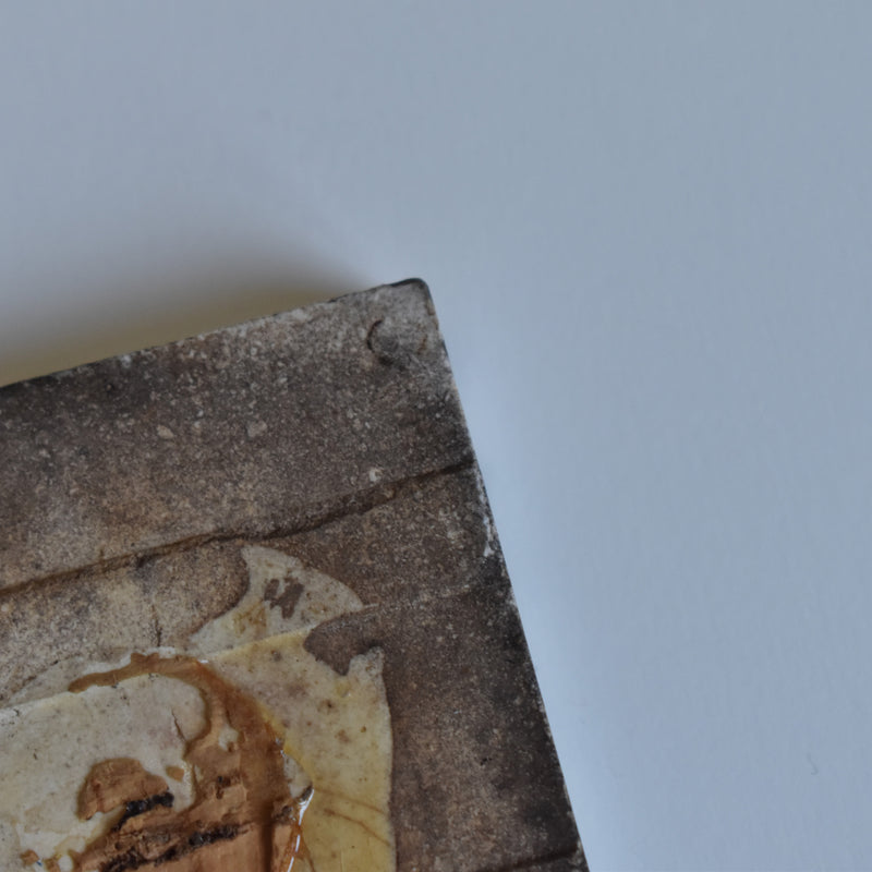 Antique Tile: Longwy Dentelle B
