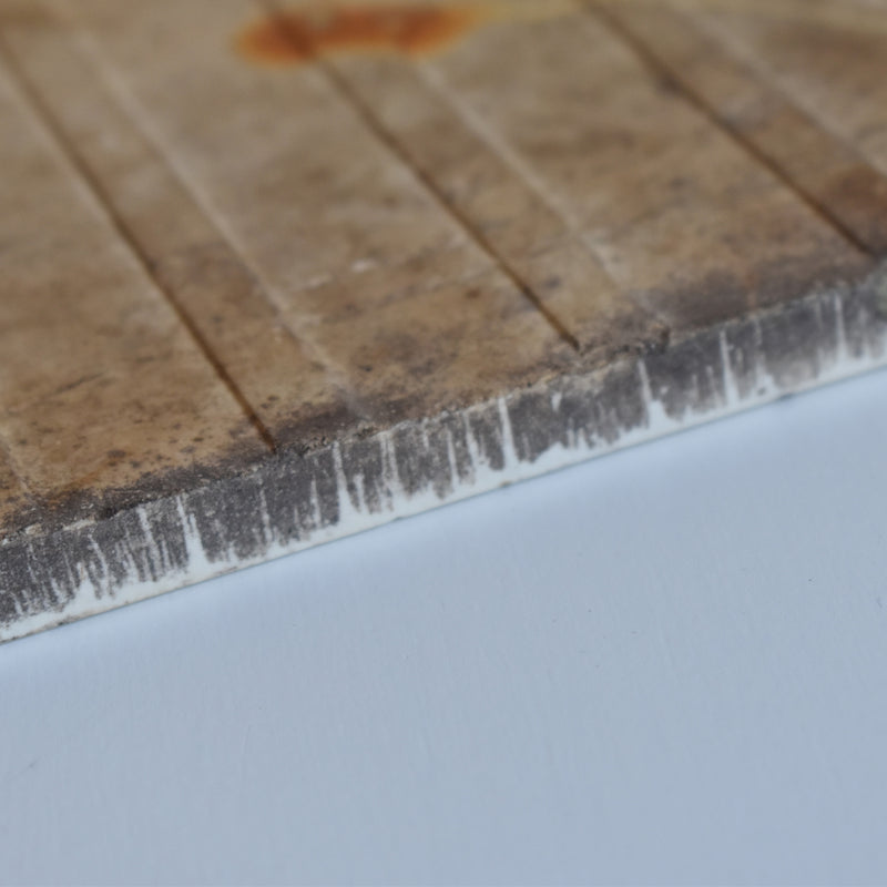 Antique Tile: Longwy Dentelle B