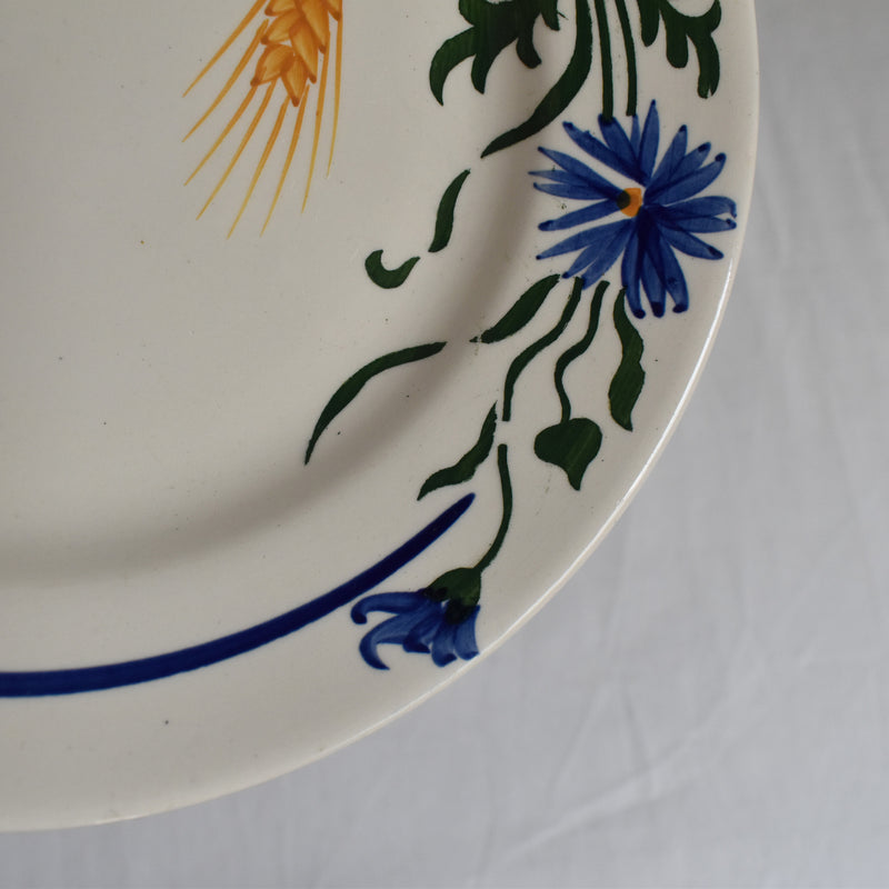Vintage Dessert Plate Sarreguemines Messidor F