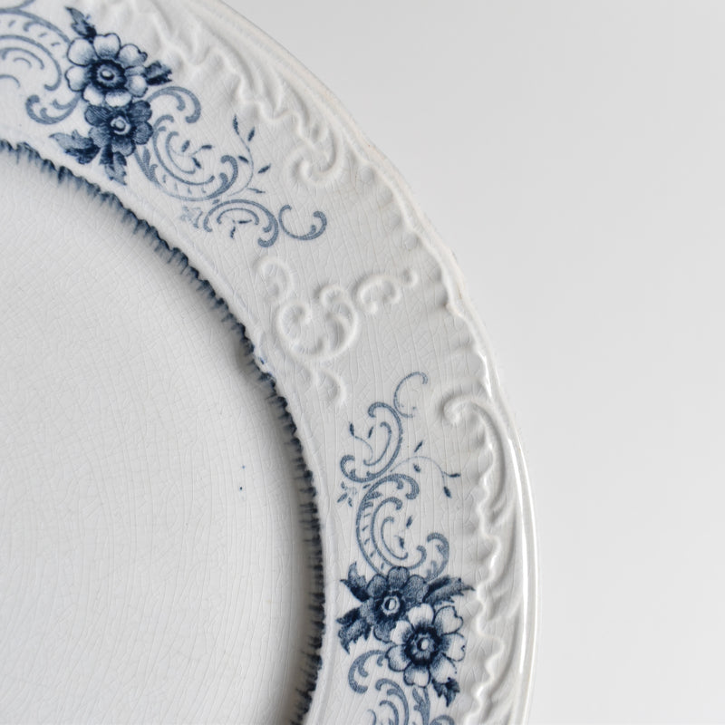 Antique Plate U&C Sarreguemines Aïda H