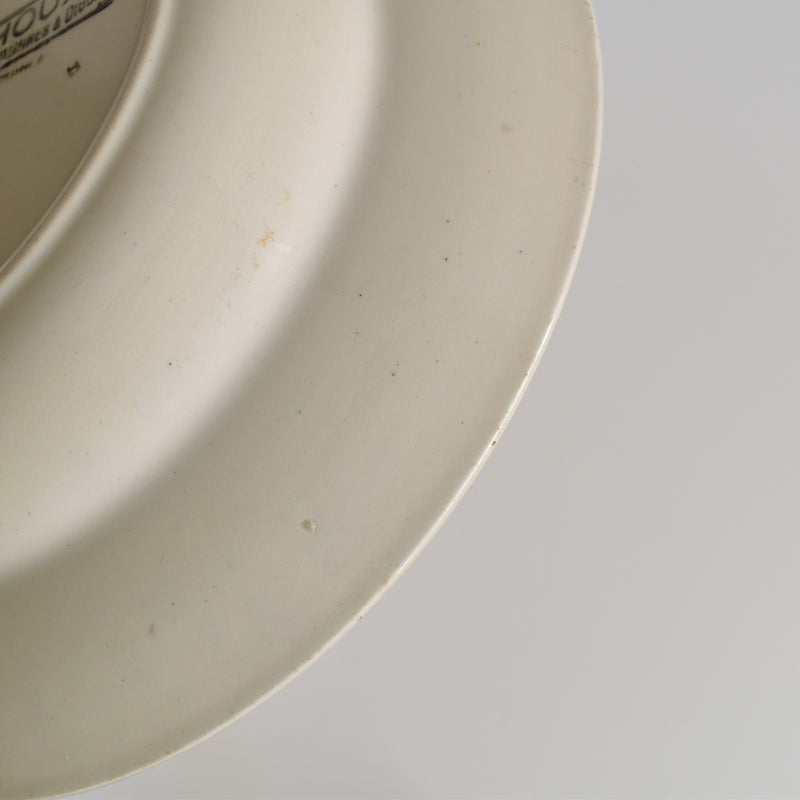 Vintage Deep Plate Digoin & Sarreguemines Houx (Holly) F