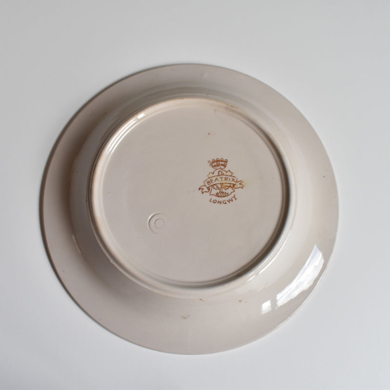 Antique Deep Plate, Ronウィ Beatrix B
