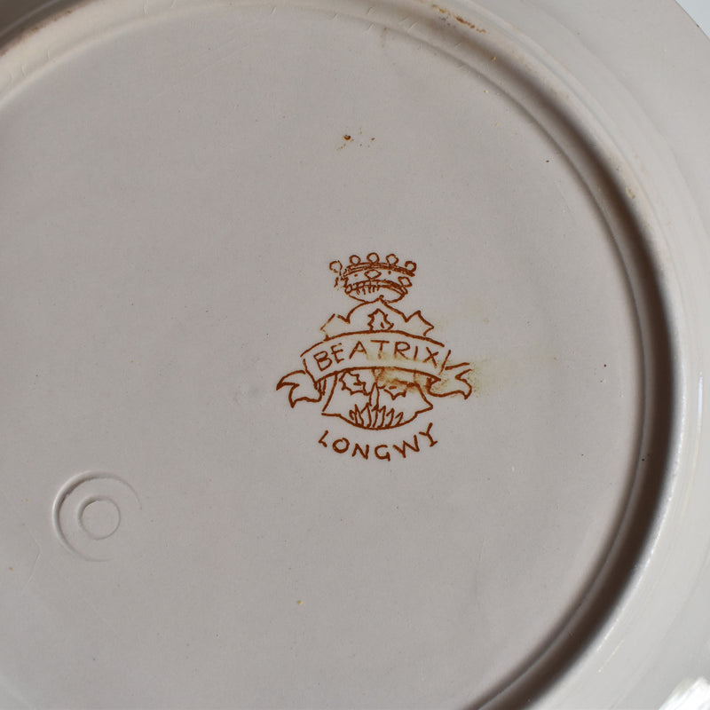 Antique Deep Plate, Ronウィ Beatrix B