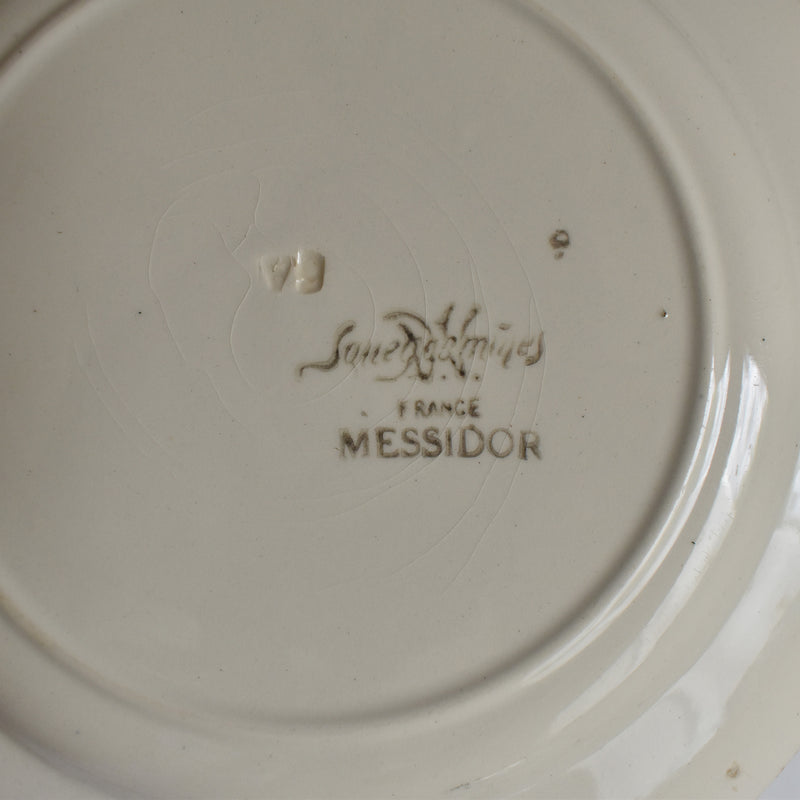 Vintage Dessert Plate, Sarreguemines Messidor D