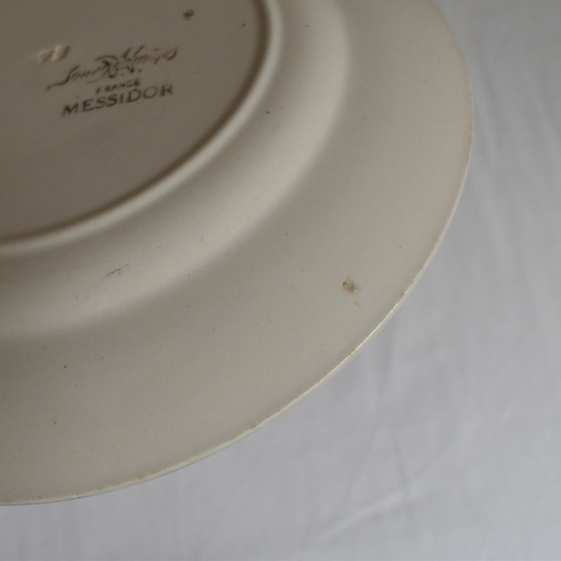 Vintage Dessert Plate, Sarreguemines Messidor D