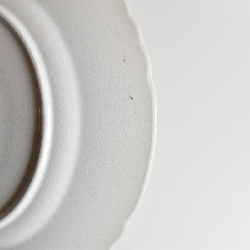 Antique Plate: U&C Sarreguemines Aïda I