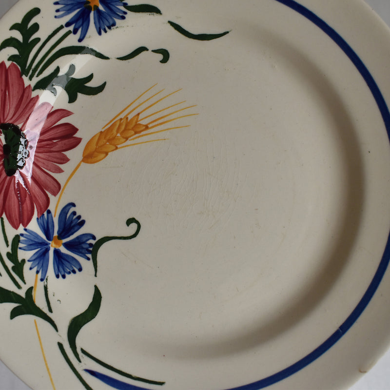 Vintage Dessert Plate, Sarreguemines Messidor D