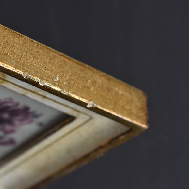 Vintage Frame, Painted, Flemish School, Flowers A