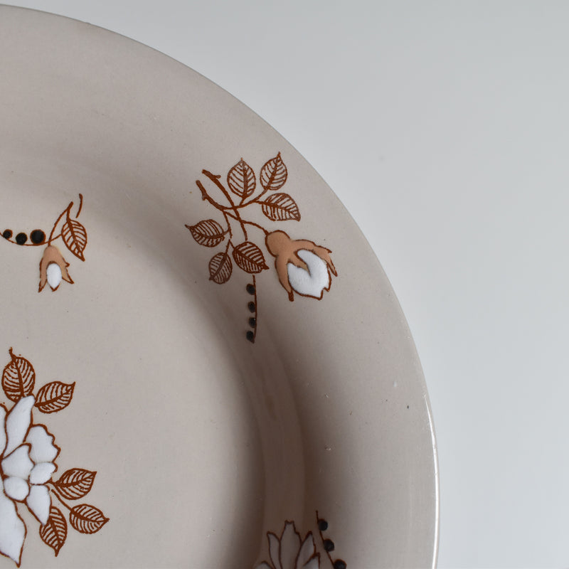 Antique Deep Plate, Ronウィ Beatrix B