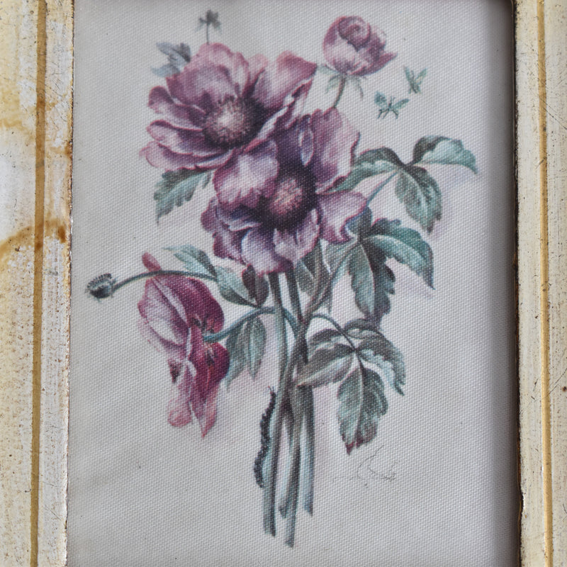 Vintage Frame, Painted, Flemish School, Flowers A