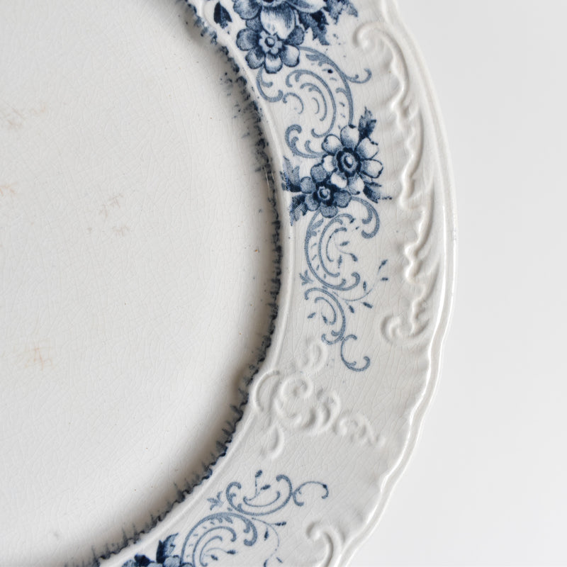 Antique Plate: U&C Sarreguemines Aïda I