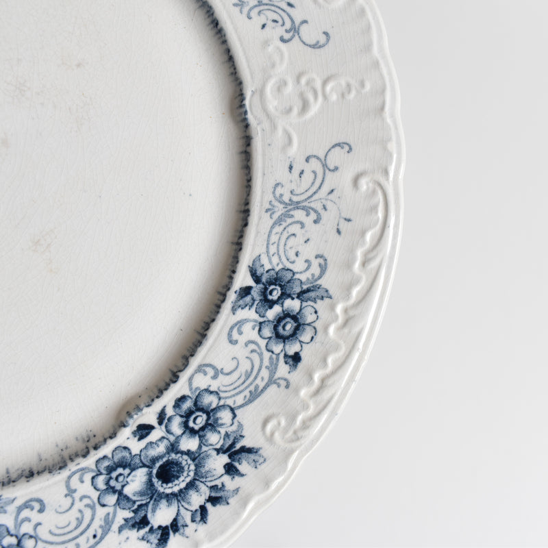 Antique Plate: U&C Sarreguemines Aïda I