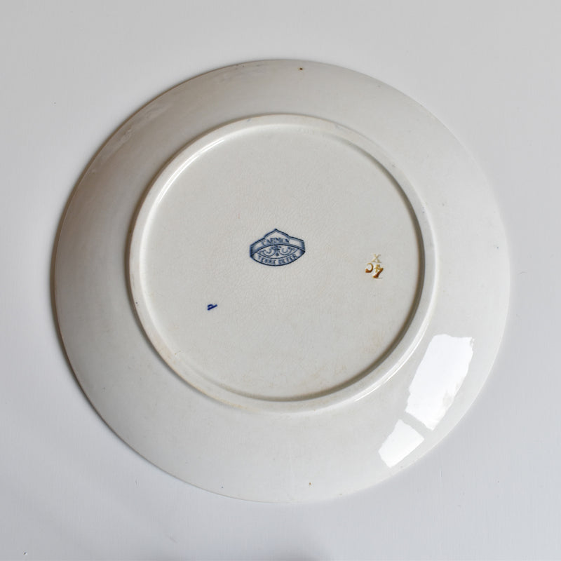 Antique Plate, Sarreguemines Carmen