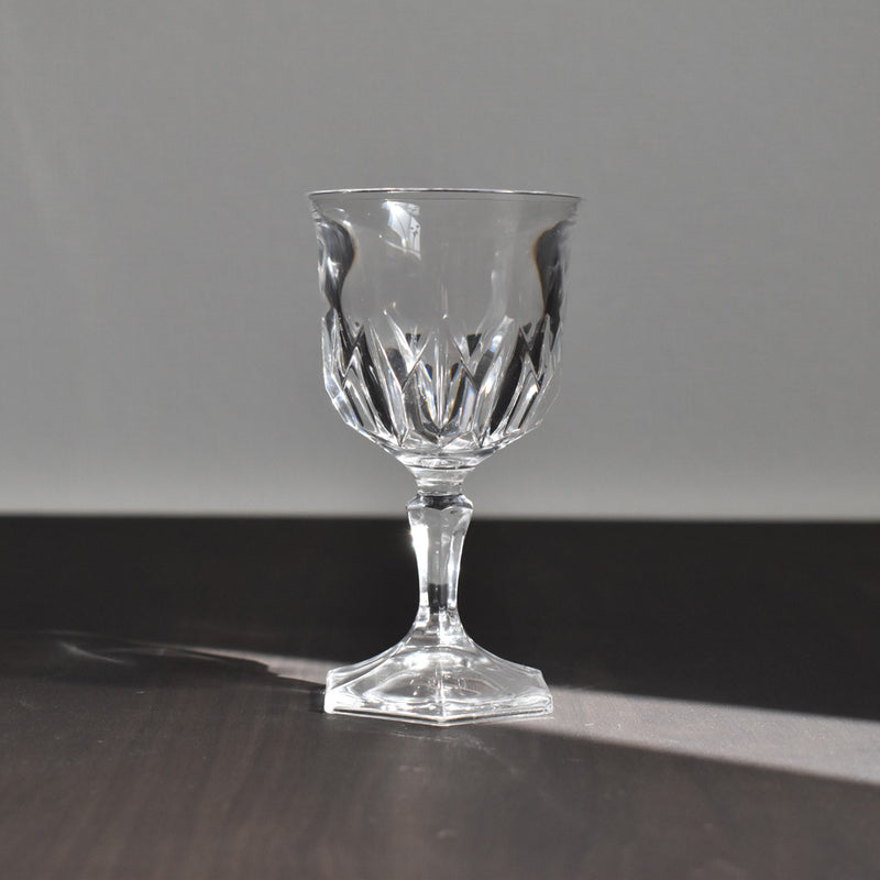 ヴィンテージ　クリスタルワイングラス　Chaumont