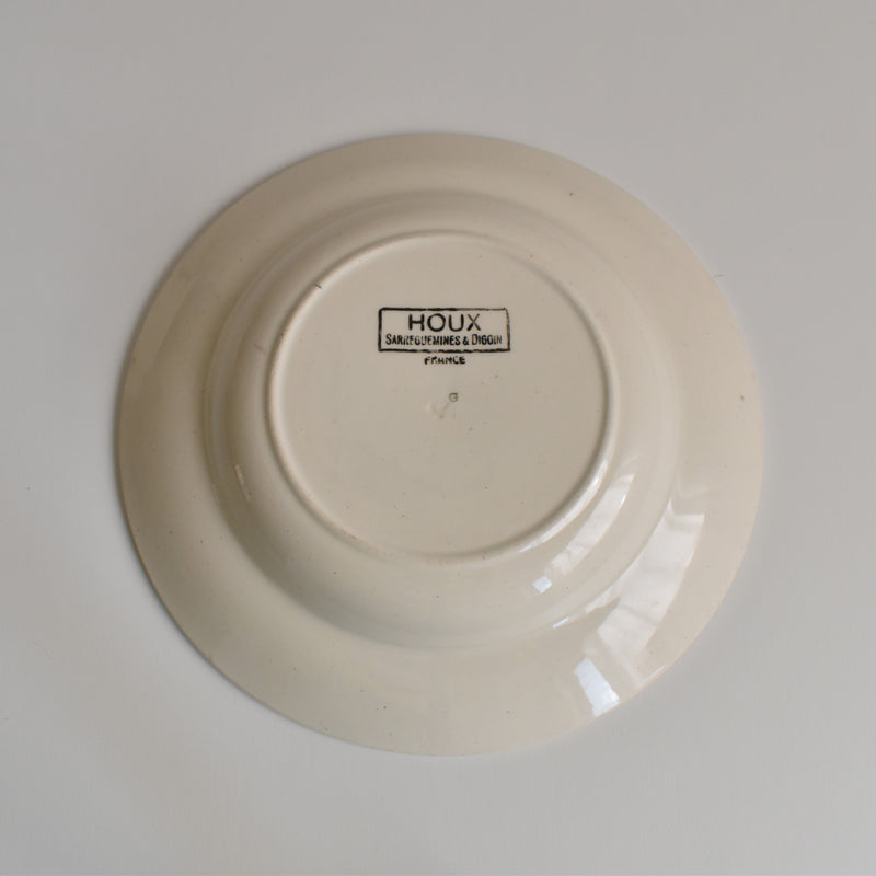 Vintage deep dish Digoin & Sarreguemines Houx (Holly) A