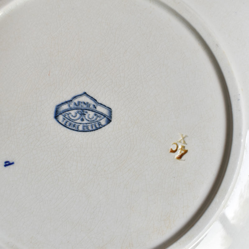 Antique Plate, Sarreguemines Carmen