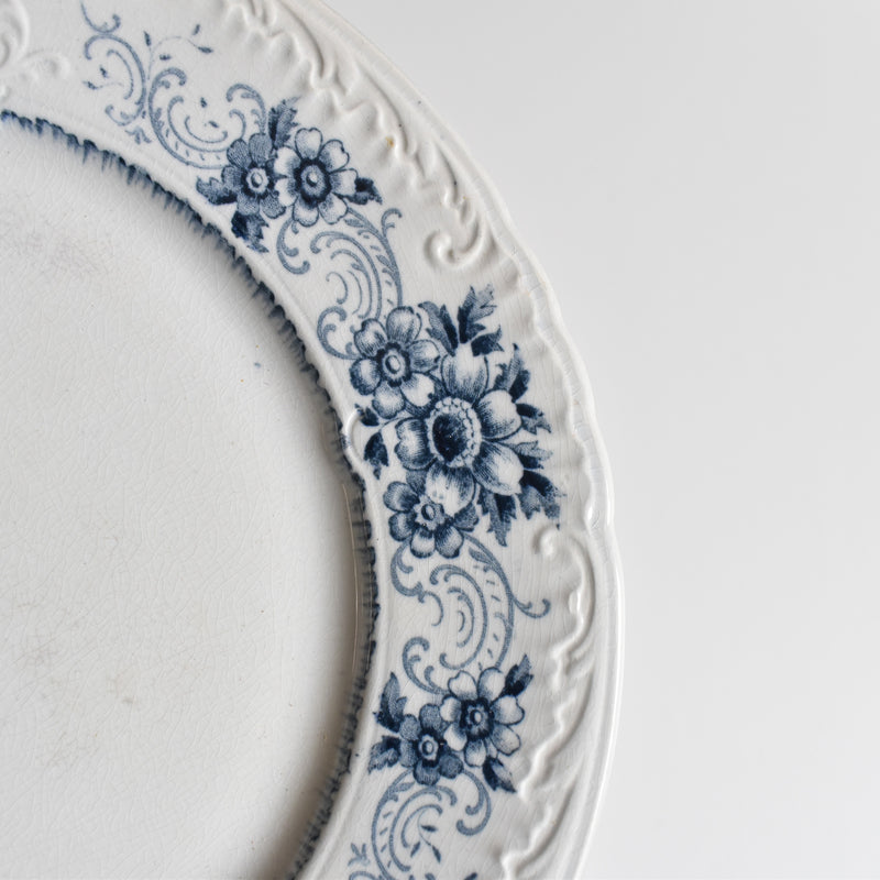 Antique Plate: U&C Sarreguemines Aïda I
