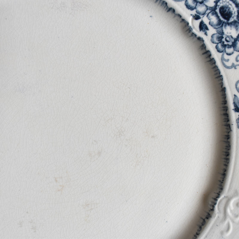 Antique Plate: U&C Sarreguemines Aïda I