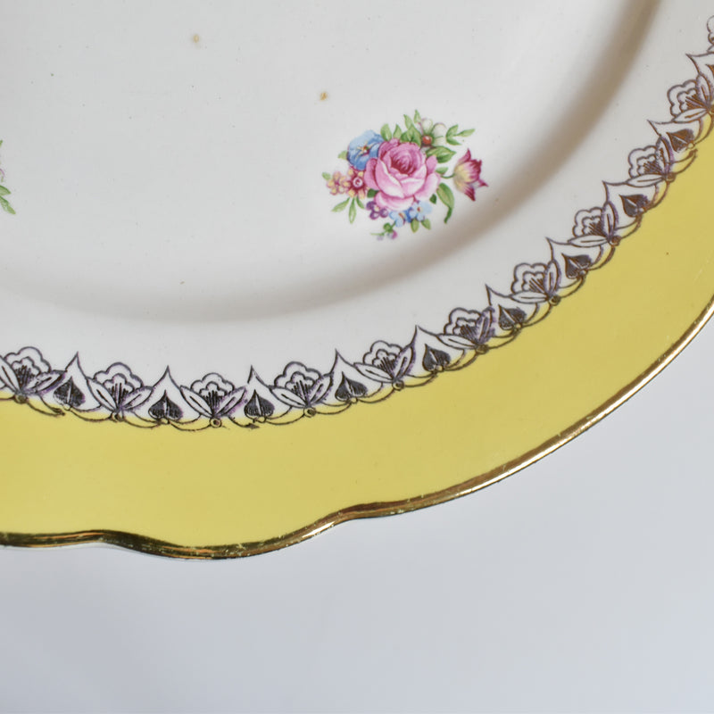 Vintage Digoin & Sarreguemines Plate - Graziella B