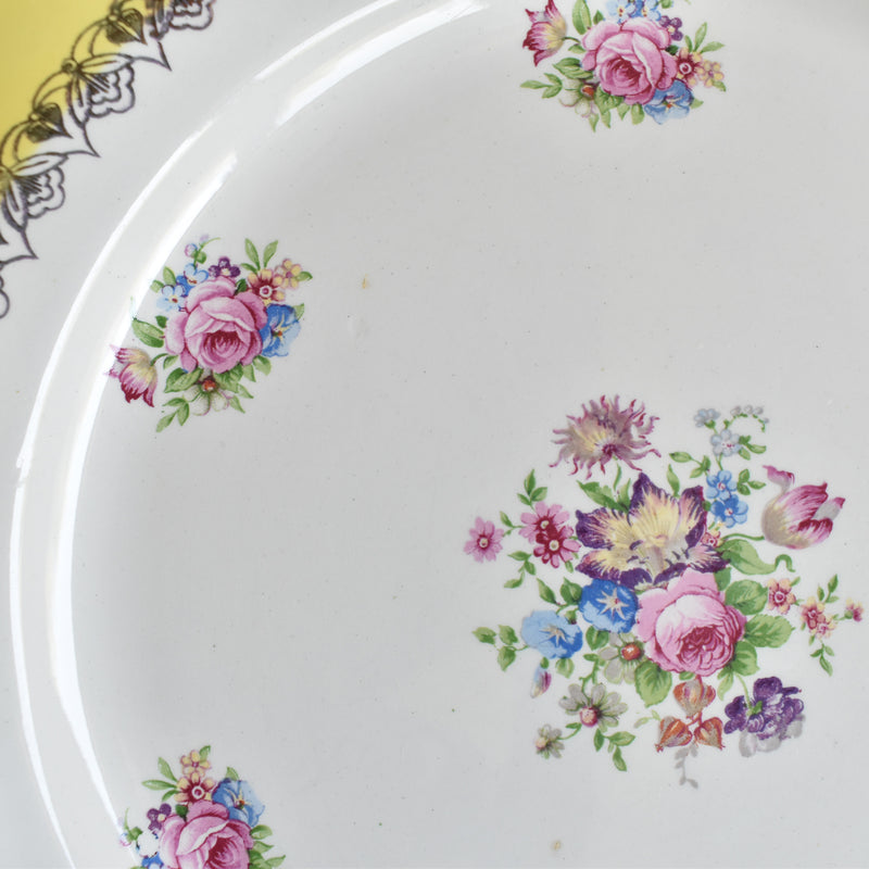Vintage Digoin & Sarreguemines Plate - Graziella B