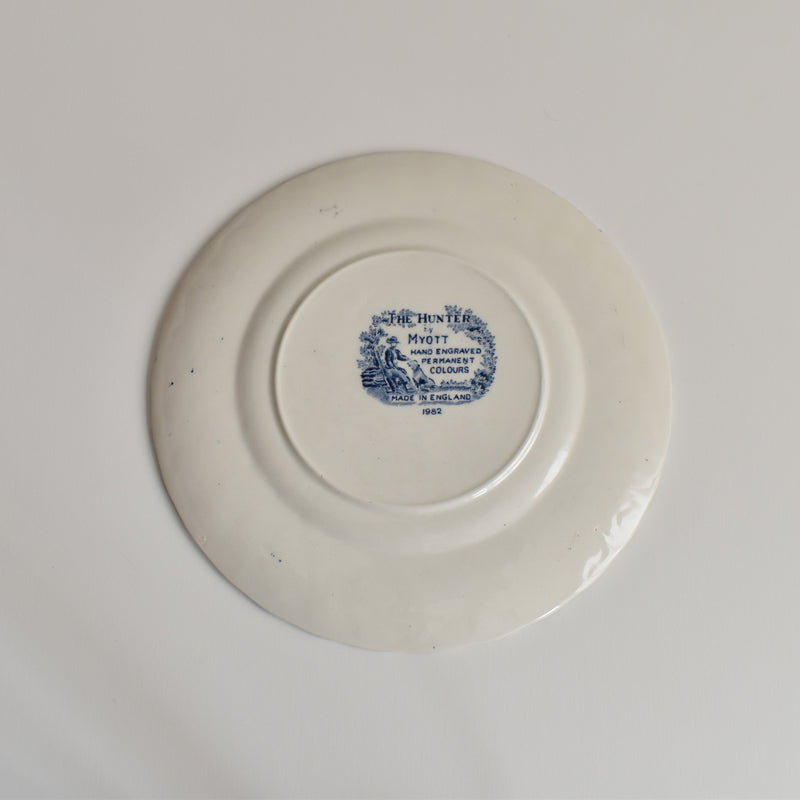 ヴィンテージデザートプレート Myott The Hunter A　