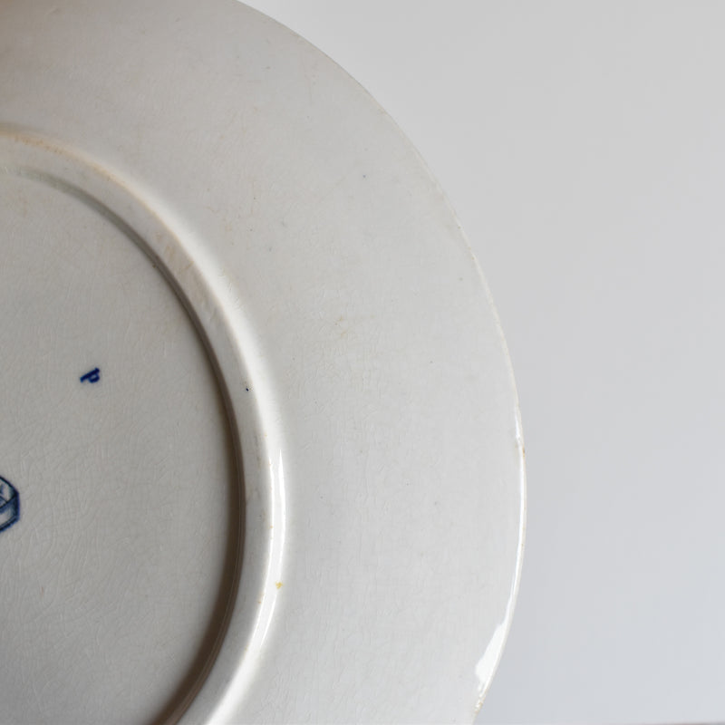 Antique Plate, Sarreguemines Carmen