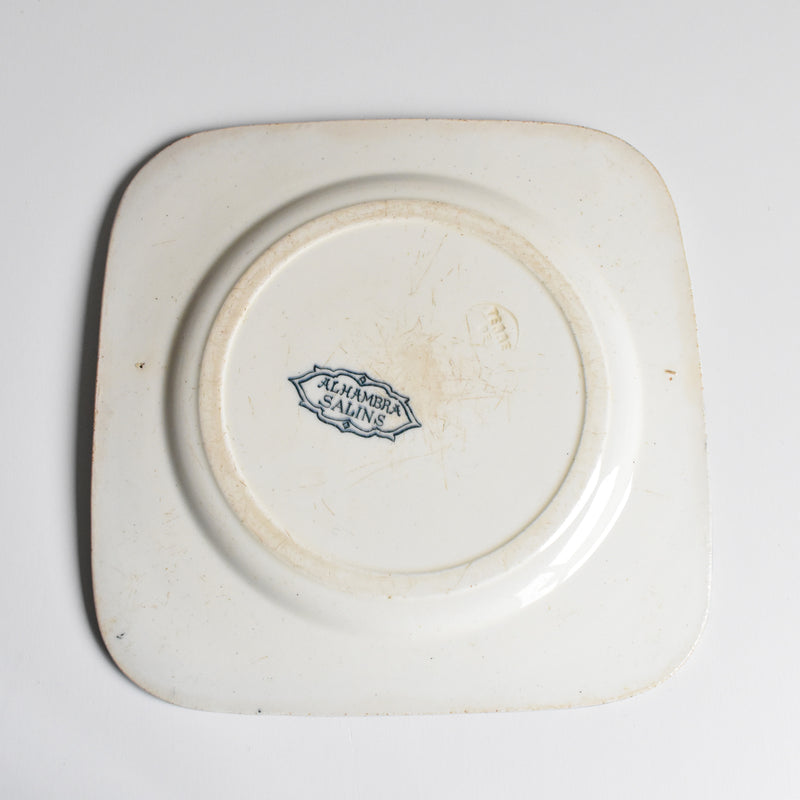 Antique Square Plate Sarah Al-Hambra