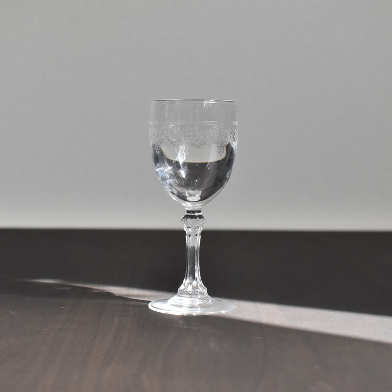 ヴィンテージ　クリスタルグラス　Chevreuse