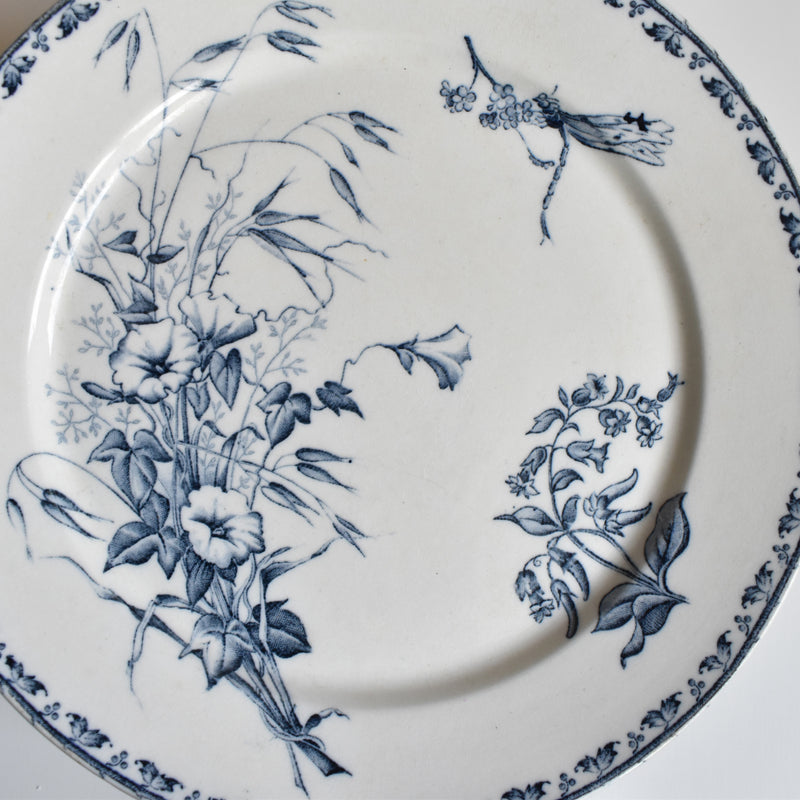 Antique Plate, Sarreguemines Carmen