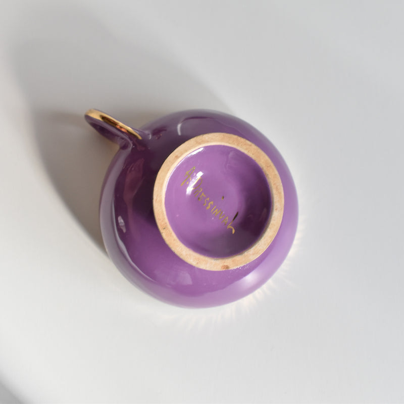 ア.ドラサンヴァル A.Dressinval コーヒーカップ＆ソーサー Purple B