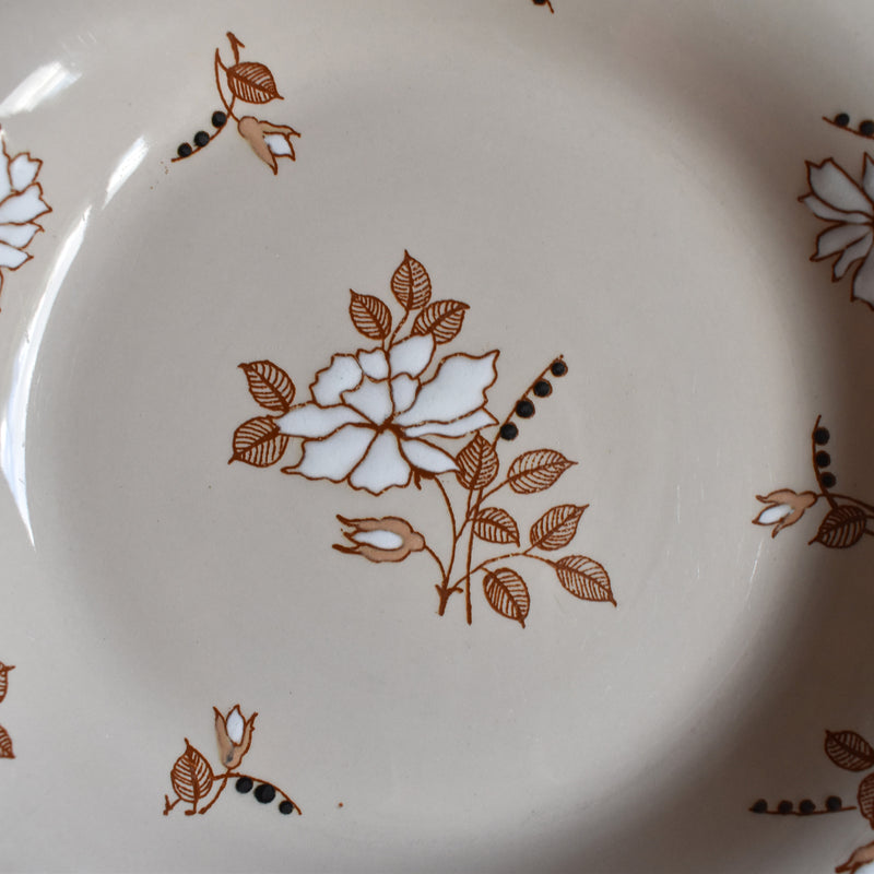 Antique Deep Plate Ron Wir Beatrix C