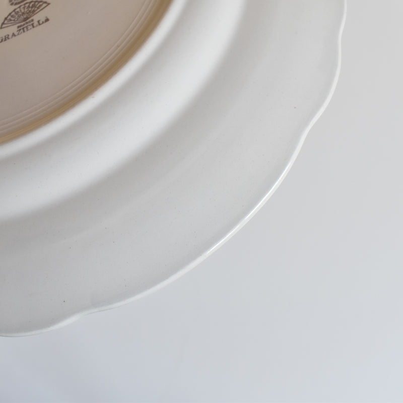 Vintage Plate Digoin & Sarreguemines Graziella C
