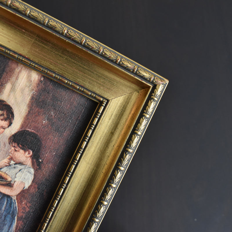 Vintage frame with illustration Oemichen