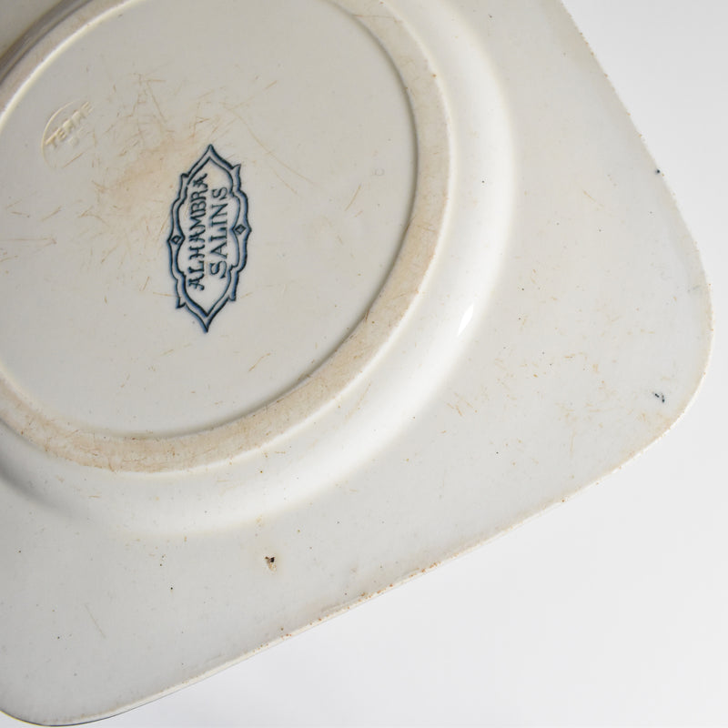 Antique Square Plate Sarah Al-Hambra