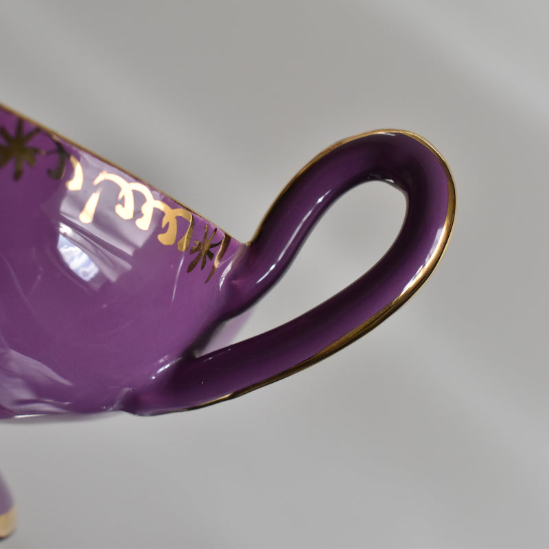 ア.ドラサンヴァル A.Dressinval コーヒーカップ＆ソーサー Purple B