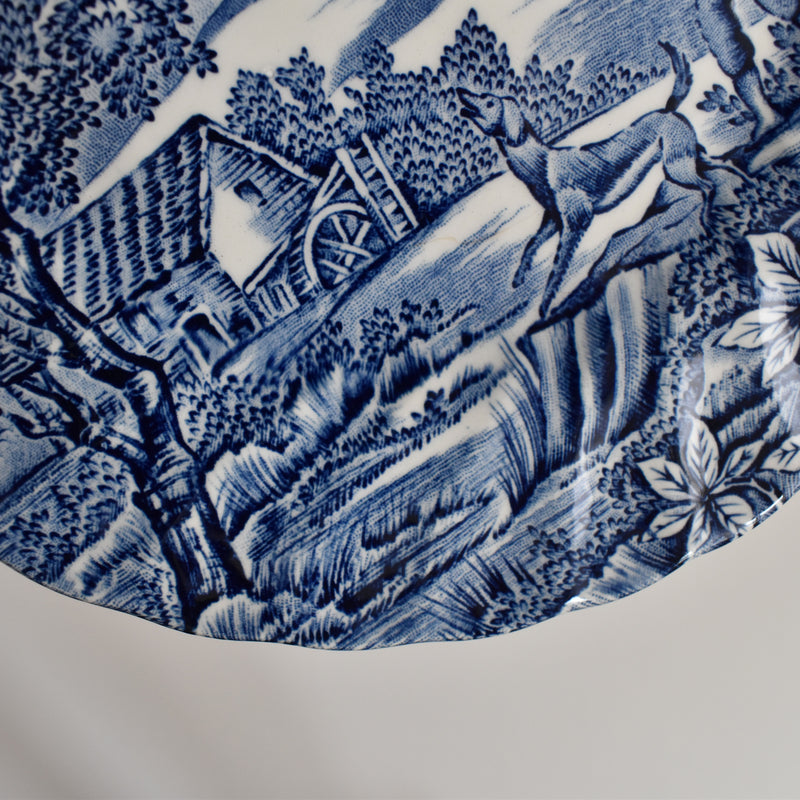 ヴィンテージデザートプレート Myott The Hunter A　